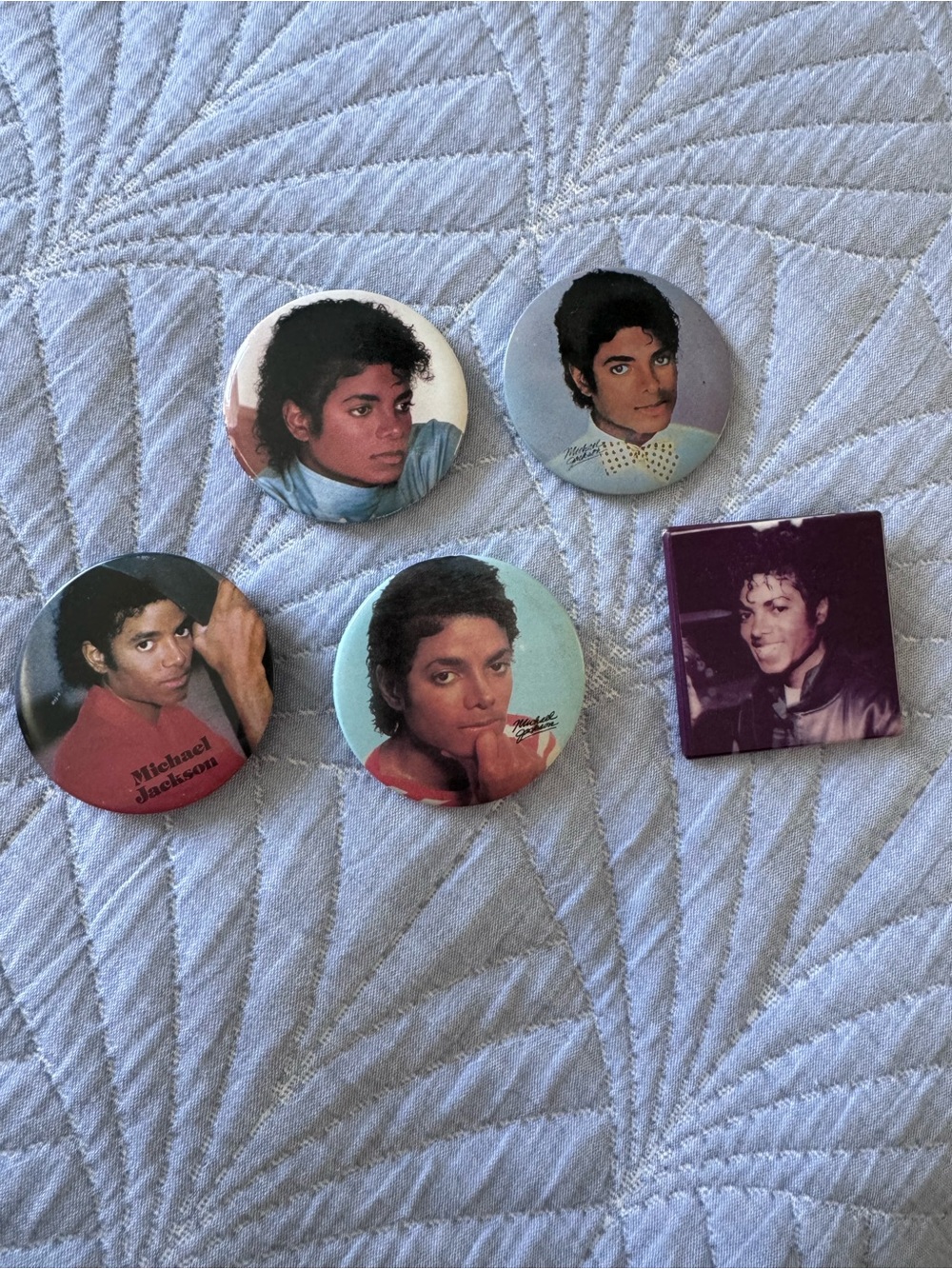 Lot of Michael Jackson Vintage Button Pins